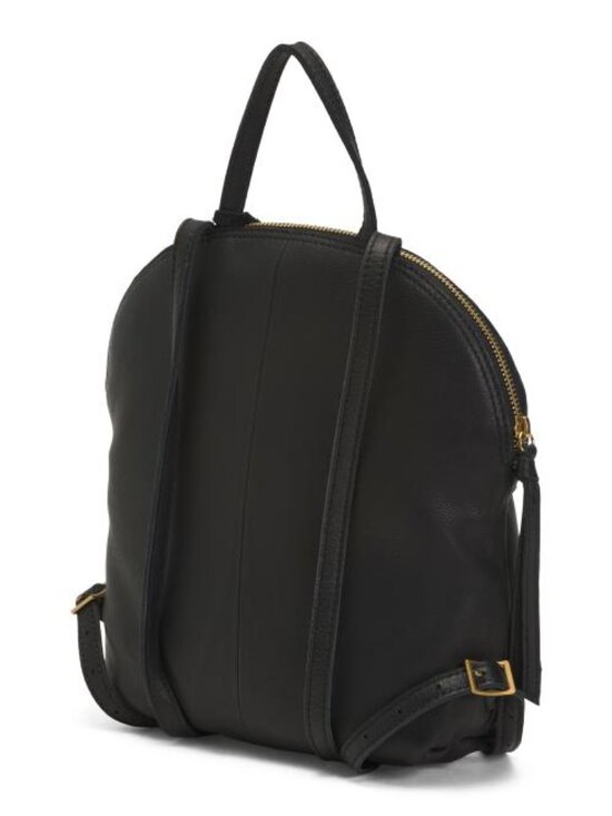 MARGOT Leather Camile Top Handle Backpack With Adjustable Straps